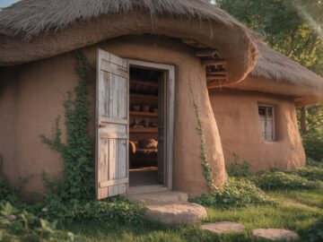 casa din lut