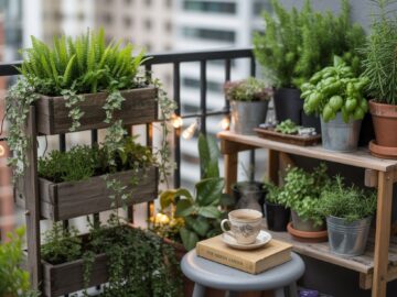 colt verde pe balcon