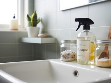 cum sa cureti baia fara produse toxice